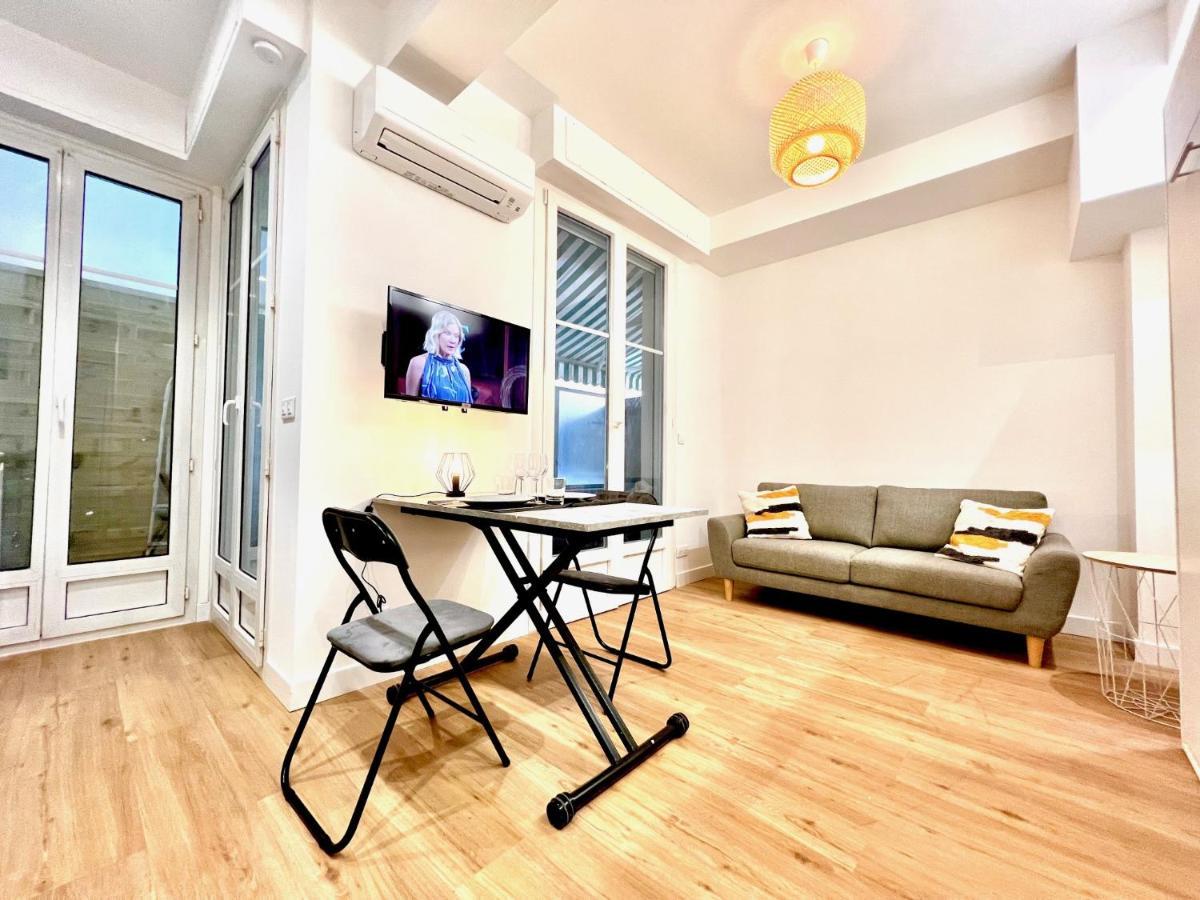 Aparthotel Riviera Superbe Studio Terrasse 100M Promenade Des Anglais Carre D'Or Terrasse Meyerbeer Nice Buitenkant foto